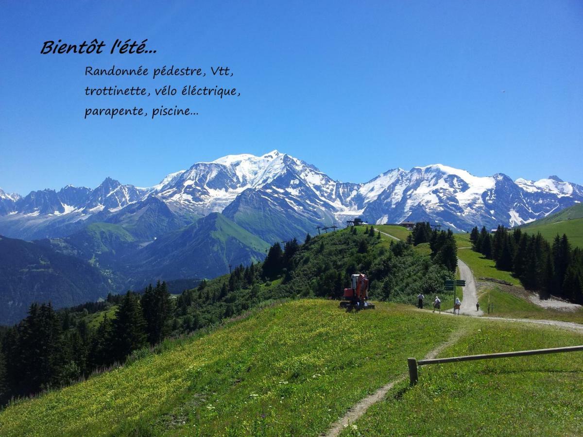 Appartement T2+Cabine Independante Au Depart Des Telecabines Saint-Gervais/Bettex/Mont D'Arbois Exteriör bild