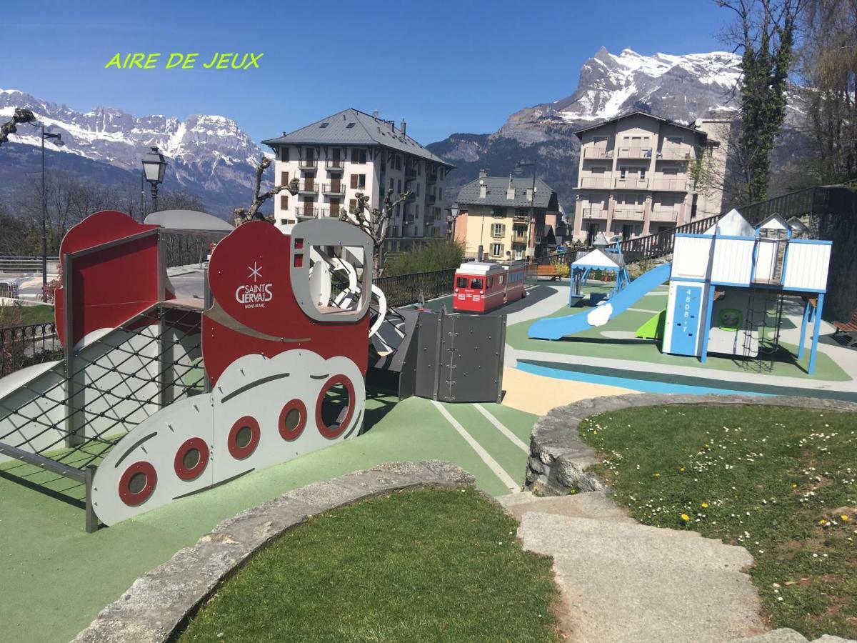 Appartement T2+Cabine Independante Au Depart Des Telecabines Saint-Gervais/Bettex/Mont D'Arbois Exteriör bild